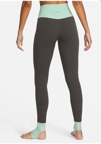 Resim Nike Yoga Luxe Yüksek Bel 7/8 Kahverengi Tayt Kahverengi 