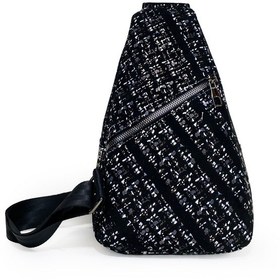 Resim Westbag Hakiki Deri Siyah Unisex Premium Omuz Çantası Çapraz Çanta Bodybag Siyah Beyaz Süet 
