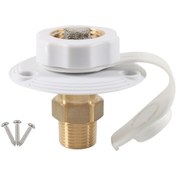 Resim Rv Pirinç Su Girişi Çek Valf Yat Aksesuarları, Renk: Beyaz 