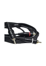 Resim 4794s 3.5mm Stereo To 2rca Aux Ses Kulaklık Çevirici Kablosu 1.8M 
