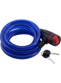 Resim Bisiklet Halat Zincir Kilit 150 cm Motosiklet Çelik Kilit Çap 12 mm Ø Hırsız Önleme Güvenlik 1 Adet 