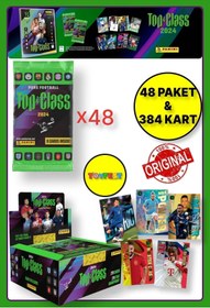 Resim TOYFEST Panini Fifa Top Class 2024 Koleksiyonluk Futbolcu Kartları + 48 Paket (384 Adet Kart) 