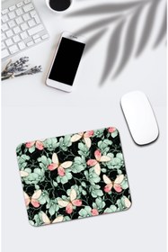 Resim pixolog Kelebek Ve Çiçekli Mouse Pad 1505 