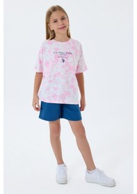 Resim U.s. Polo Assn. Kız Çocuk Pembe Şort Takım Us2520-c-v1 Pembe 