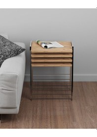 Resim Tepsi Zigon Sehpa Atlantik Çam 