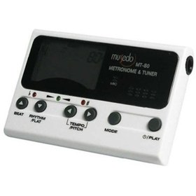 Resim Musedo MT-80-WH Metronom-Tuner (Beyaz) | 3 Fonksiyonlu Hepsi Bir Arada 