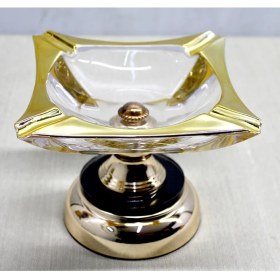 Resim Hobilinka Metal Ayaklı Cam Küllük Model 1 