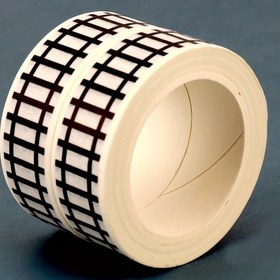 Resim 1 Rulo Yıkama Bandı - Scrapbooking, Bullet Journaling ve El Sanatları için Dekoratif Yapışkan Kağıt Bandı, Kahverengi ve Siyah Çizgili Desenli, DIY Projeleri ve Yaratıcı Dekor için İdeal, Dergi Malzemeleri | Vintage Çizgili Desen | Kağıt Yapışkan Bandı, Scrapbooking Malzemeleri 