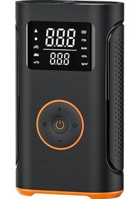 Resim Taşınabilir Şarjlı Araç Oto Lastik Şişirme Pompası Kompresör 160 Psı Powerbank Işıklı Ys02p 