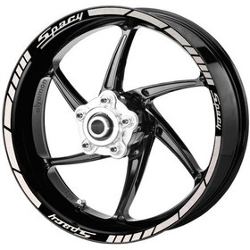 Resim Deeb Honda Spacy Jant Şeridi Beyaz Beyaz Model X N11.56542 