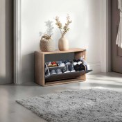 Resim Adore New Step Oturaklı Ayakkabılık - Tori / Antrasit 