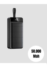 Resim Ultra Güçlü 50.000 Mah Powerbank Led Ekranlı, Çoklu Bağlantı Seçenekli, Akıllı Koruma Sistemli Şar renkli 