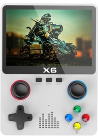 Resim Cbtx X6 HD 3.5'' Ekran El Oyun Konsolu Dahili Video Oyunları Makinesi Çift Joystick 