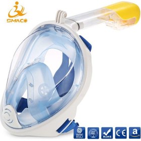 Resim Full Face Şnorkel Dalış Maske Tam Yüz Anti-sis Ve Sızıntı S/m Assorted 