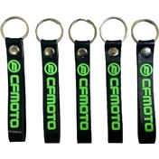 Resim Cf Moto Siyah Yeşil 5 Adet Silikon Motosiklet Anahtarlık 