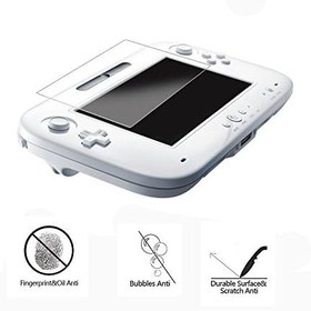Resim AKWOX (4'lü paket) Nintendo Wii U Gamepad için Ekran Koruyucu, Ultra Şeffaf HD Ekran Koruyucu Filtresi, Nintendo Wii U Gamepad için Kabarcık ve Parmak İzi Önleyici 
