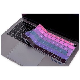 Resim Laptop Macbook Air 13Inc Klavye Koruyucu A1932 2018/2019 Türkçe Siyah 