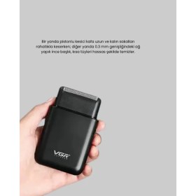 Resim Nemere İthalat Taşınabilir Elektrikli Tıraş Makinesi USB Şarjlı 5W Motor ve 0.3 mm Hassas Kesim Nemere Ithal 