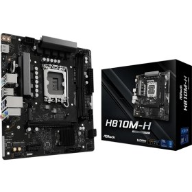 Resim Asrock H810M-H 6400MHZ Ddr5 Soket 1851 M.2 USB 3.2 HDMI Matx Anakart 