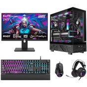 Resim Dragos DRX7816 R7-5700X 32 GB 1 TB SSD RTX5070 24.5" Dos Masaüstü Oyuncu Bilgisayarı 