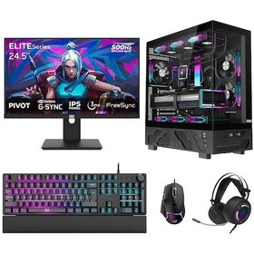 Resim Dragos DRX7816 R7-5700X 32 GB 1 TB SSD RTX5070 24.5" Dos Masaüstü Oyuncu Bilgisayarı 
