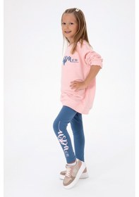 Resim U.S. Polo Assn. Kız Çocuk Açık Pembe Alt Üst Takım 50318939-VR078 