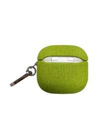 Resim Pıılı Apple Uyumlu AirPods 4.nesil Kumaş Case Kulaklık Kılıfı Yeşil 