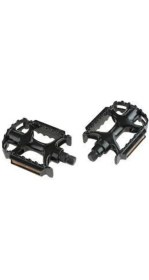 Resim ÖREL Bisiklet Siyah-Alüminyum-Metal-Pedal-Alüminyum Bilyalı Bisiklet Pedalı Dayanıklı Bisiklet Pedalı Siyah 