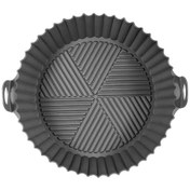 Resim Korkmaz Airfryer Silikon Pişirme Kabı Siyah 