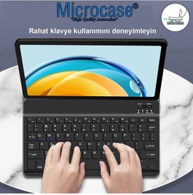 Resim Honor Uyumlu Pad X8 10.1 inch Tablet Bluetooth Klavyeli Kılıf - BKK1 