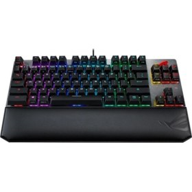 Resim ASUS ROG STRIX Scope TKL Deluxe Cherry MX Red Switch Türkçe RGB Mekanik Gaming Klavye 