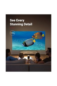 Resim Genel Markalar Mars Ii Pro Akıllı Taşınabilir Wifi Kablosuz Projeksiyon Cihazı Tv Box Hoparlör, Siyah 