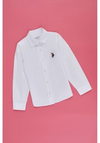 Resim U.S. Polo Assn. U.s. Polo Assn. Kız Çocuk Beyaz Gömlek Basic 50324760-vr013 