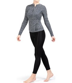 Resim Miofit Kadın Tides Fermuar Yakalı Uzun Kollu Dikişsiz Spor Tişört (474610593) 