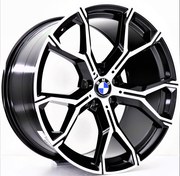 Resim R1 Wheels 20 inç 5*120 ET35 Siyah Jant Takımı (J-1307) 