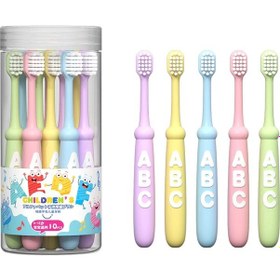 Resim 4/10 Adet Yumuşak Kıllı Çocuk Diş Fırçası, Diş Etlerini Temizleme Ve Koruma, 6-12 Yaş Arası Bebekler İçin Uygundur Multı 