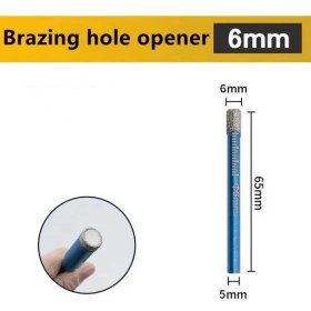 Resim 6mm 6mm 8mm 10MM 12MM 14MM 16MM Elmas Kaplı Matkap Ucu Kiremit Mermer Cam Seramik Delik Testere Matkap Elmas Karot Ucu Yemek Sondaj (Yurt Dışından) 