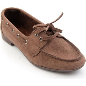 Resim Kahve Kadın Loafer Ayakkabı K01503727572 