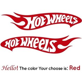 Resim Kırmızı-s 12x23cm-yarış Araba Sticker Moda 1 Takım Tekerlekler Kask Vinil Çıkartması Motosiklet Çapraz Araba 4x4 Rv Su 