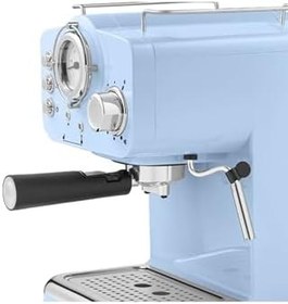 Resim ZLN2861 Espresso Kahve Makinesi Espresso-Cappiccino-Latte | 15 Bar Süt Köpürtücü | 1100W Retro Mavi 
