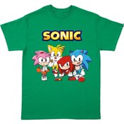 Resim TakeTshirt Sonic Karakterler Çocuk Tişört Unisex 