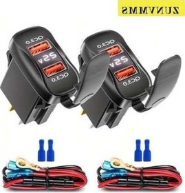Resim Fastbuy Dream011 Zunvmms Hızlı Şarj Cihazı 2 Adet Cc119 Hattı Qc3.0 Usb Portlu 36v Toyota İçin 