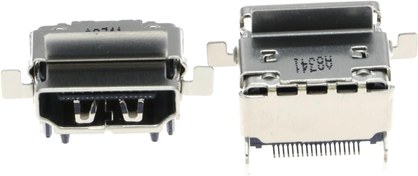 Resim 2PCS Original HDMI Port Connector Socket Replacement Part For Microsoft Xbox One S Slim Console 