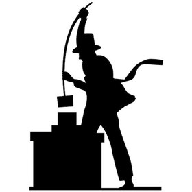 Resim Sihirbaz Folyo Sticker 130cm Uzunluk Siyah 