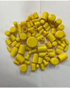 Resim Motosiklet Vida Kapağı Silikon Tapa Aksesuar Sarı 80 Adet 