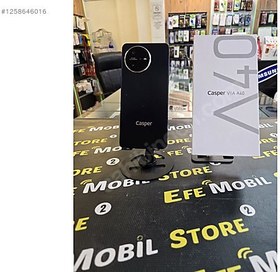 Resim Casper Via A40 İkinci El TR | 256 GB 8 GB | Siyah 