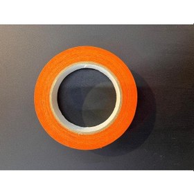 Resim Turuncu Renkli Maskeleme Bandı 24 Mm 