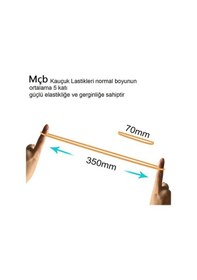 Resim Kauçuk Paket Ambalaj Para Lastiği 70'lik 1000 Adet 70 Mm Lastik 