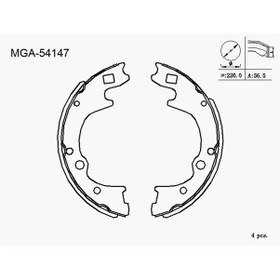 Resim Mga-54147 - Kampana Balata Hyundaı: H100 Kamyonet 04 - 11 / K 
