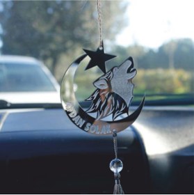 Resim TanSev Desing Gift Kişiye Özel Bozkurt Araba Dikiz Aynası Süsü 